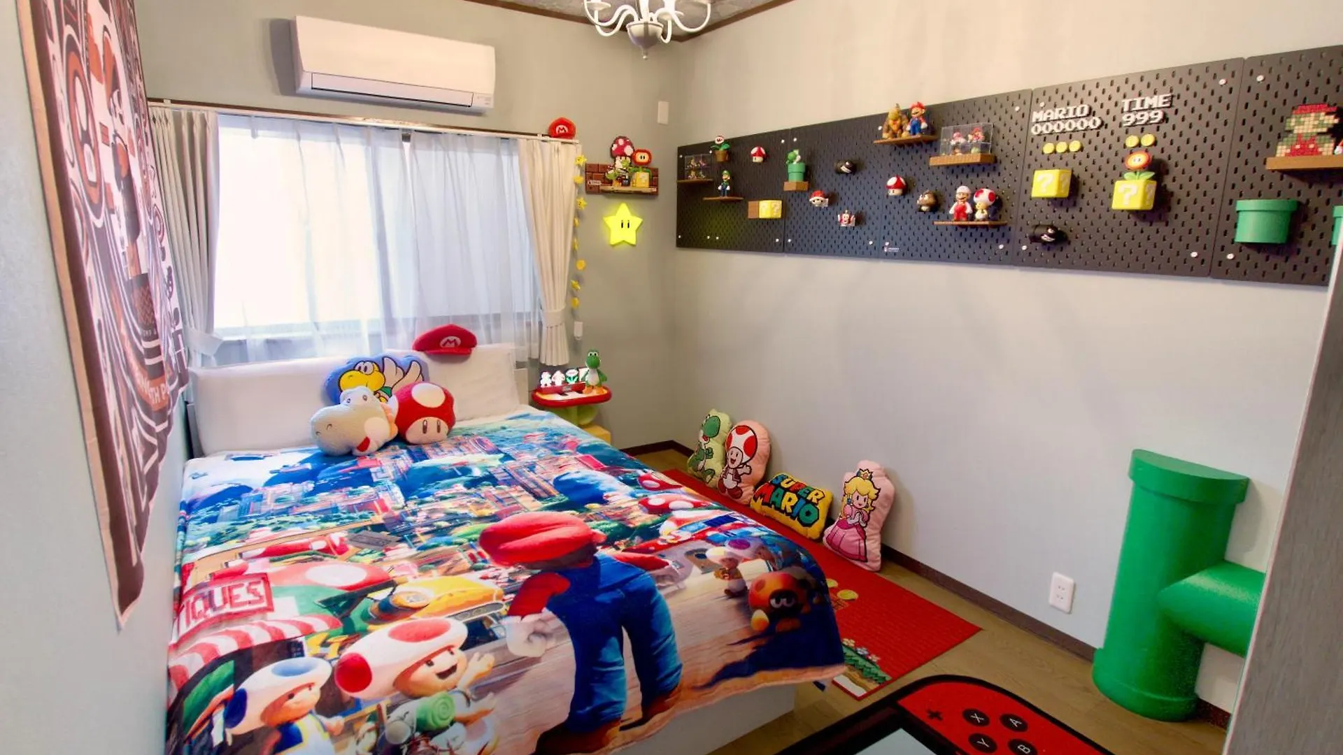 Casa de hóspedes Usj5分钟!Meeno Home西九条 美の宿亲子民宿 马里奥手环 Refa美容花洒 大空间 出行便利 Osaca
